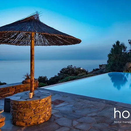 Homm In Kea Stunning Pool&view Villa *