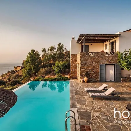 Homm In Kea Stunning Pool And View فيلة